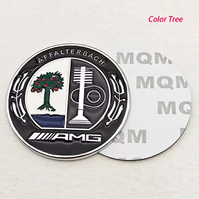 Car 3D Metal Door Windows Body Rear Trunk Emblem Sticker For Mercedes Benz AFFALTERBACH AMG LOGO C180 E320 A200 CLA CLK CLS ML