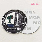 Car 3D Metal Door Windows Body Rear Trunk Emblem Sticker For Mercedes Benz AFFALTERBACH AMG LOGO C180 E320 A200 CLA CLK CLS ML