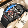 POEDAGAR Fashion Military Men's Watches Luminous Waterproof Date Sports Male Clock Chronograph Silicone Quartz Luxury Wristwatch