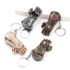 Movies The Avengers Thanos Infinity Gauntlet Bottle Opener Keychain Backpack Accessories Kids Keyrings Holder Pendant Gift