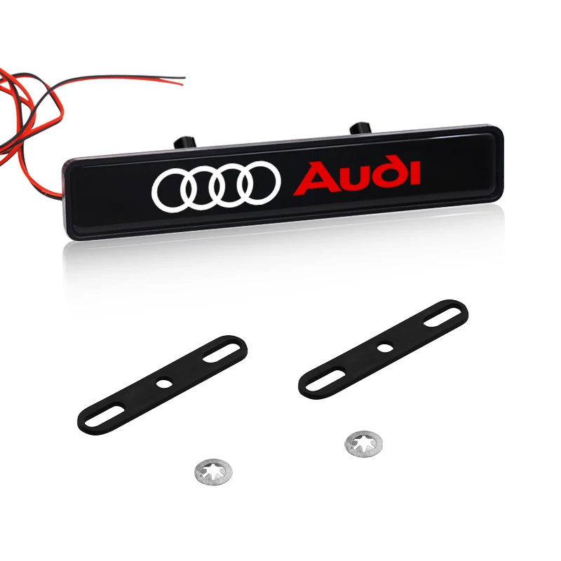 1Pcs Front Grille Badge Car Head Grill Emblem LED Light For Audi 8P 8V 8L C6 C5 C7 4F A3 A4 A5 A6 A7 A8 TT Q3 Q5 Q7 A1 B5 B6