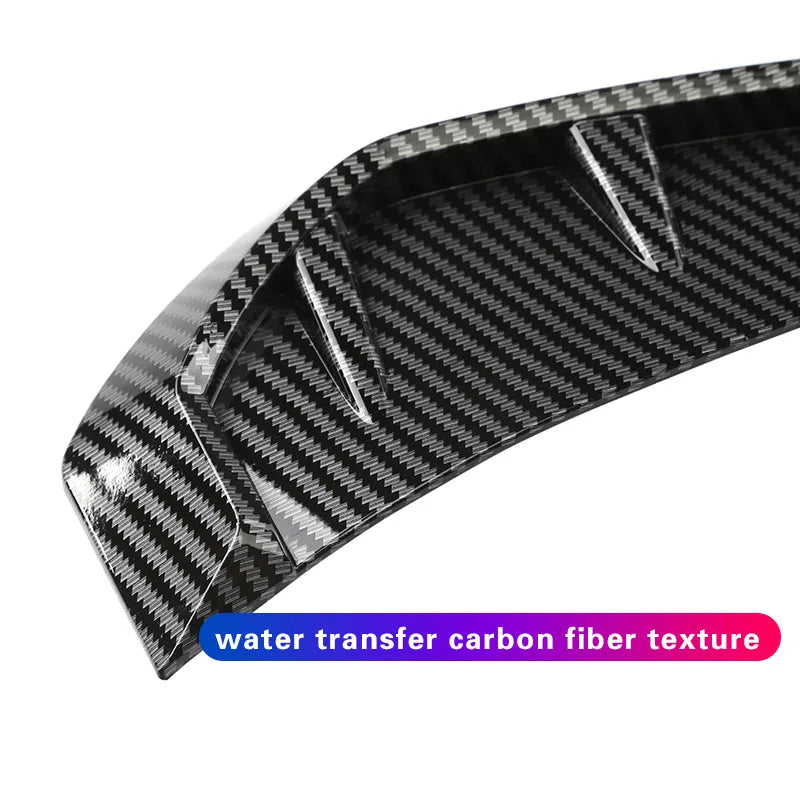 Pairs 35cm Car Fender Side Air Vent Cover Trim Modified Carbon Fiber Black Fender Side Gills Universal Air Vent Decorative Stick
