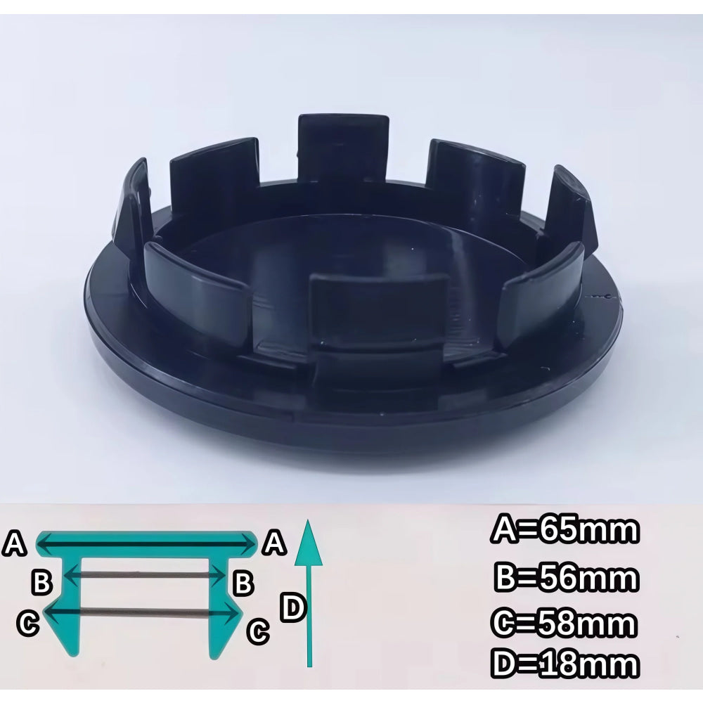 4pcs Car Wheel Center Caps Hubcap Cover 54/56/60/65/68mm For Ford Fiesta Mondeo Fusion Explorer Escape Focus Kuga Rim Cover