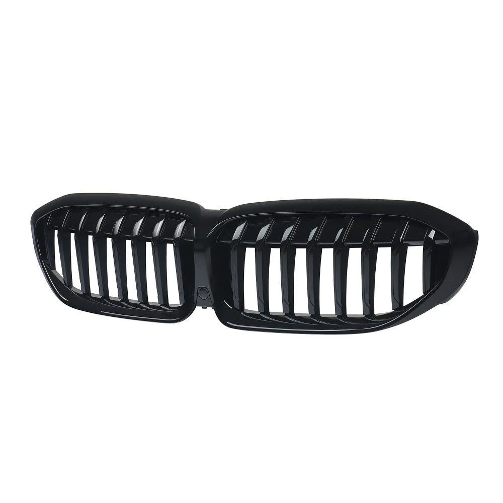 MagicKit FOR BMW 3 SERIES G20 G21 2019+ FRONT KIDNEY GRILLE GRILL GLOSS BLACK SINGLE BAR