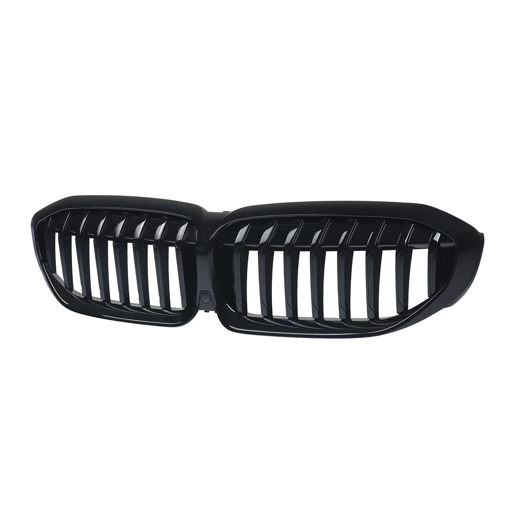 MagicKit FOR BMW 3 SERIES G20 G21 2019+ FRONT KIDNEY GRILLE GRILL GLOSS BLACK SINGLE BAR