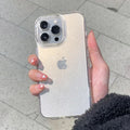 Nueva funda transparente de lujo con purpurina ostentosa para iPhone 16, 15, 14, 13, 12, 11 Pro Max Mini X XR XS, funda suave transparente de TPU a prueba de golpes
