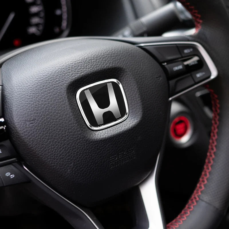 Car Steering Wheel Sticker For HONDA Jazz Fit Accord Civic CRV Odyssey City Jade Insight Elysion CRZ Accessories