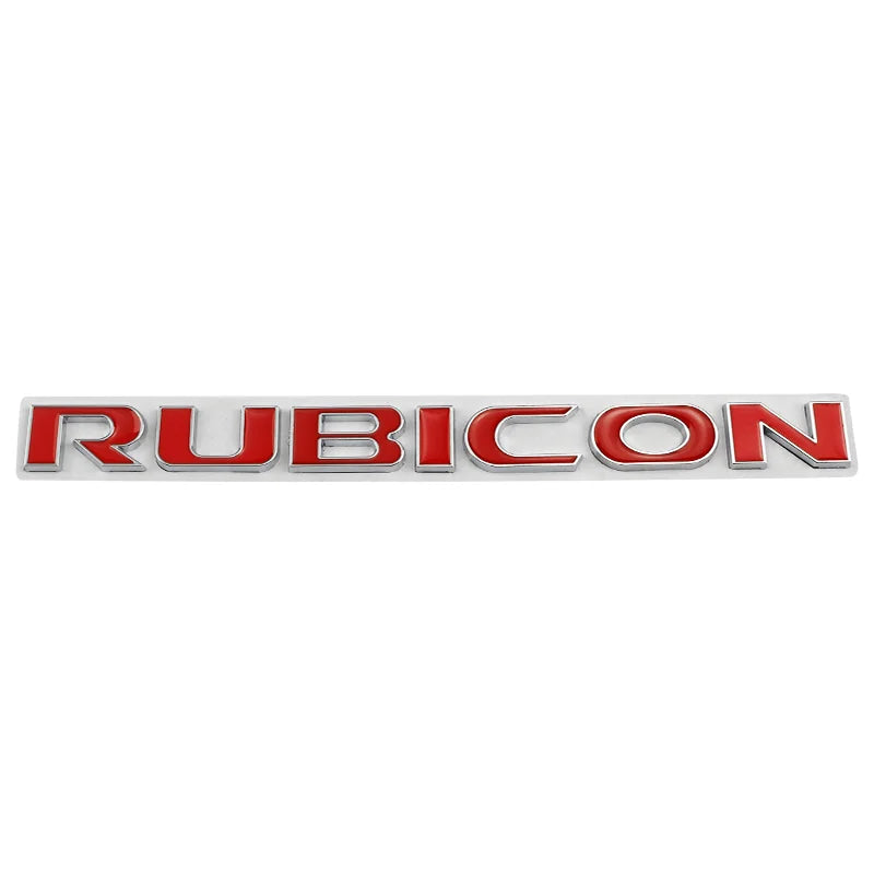 Car Metal Body Logo Decals Badge Emblems Sticker For Jeep Wrangler Rubicon Unlimited 4x4 JK JL JT 2021 2022 2023 2024 Parts