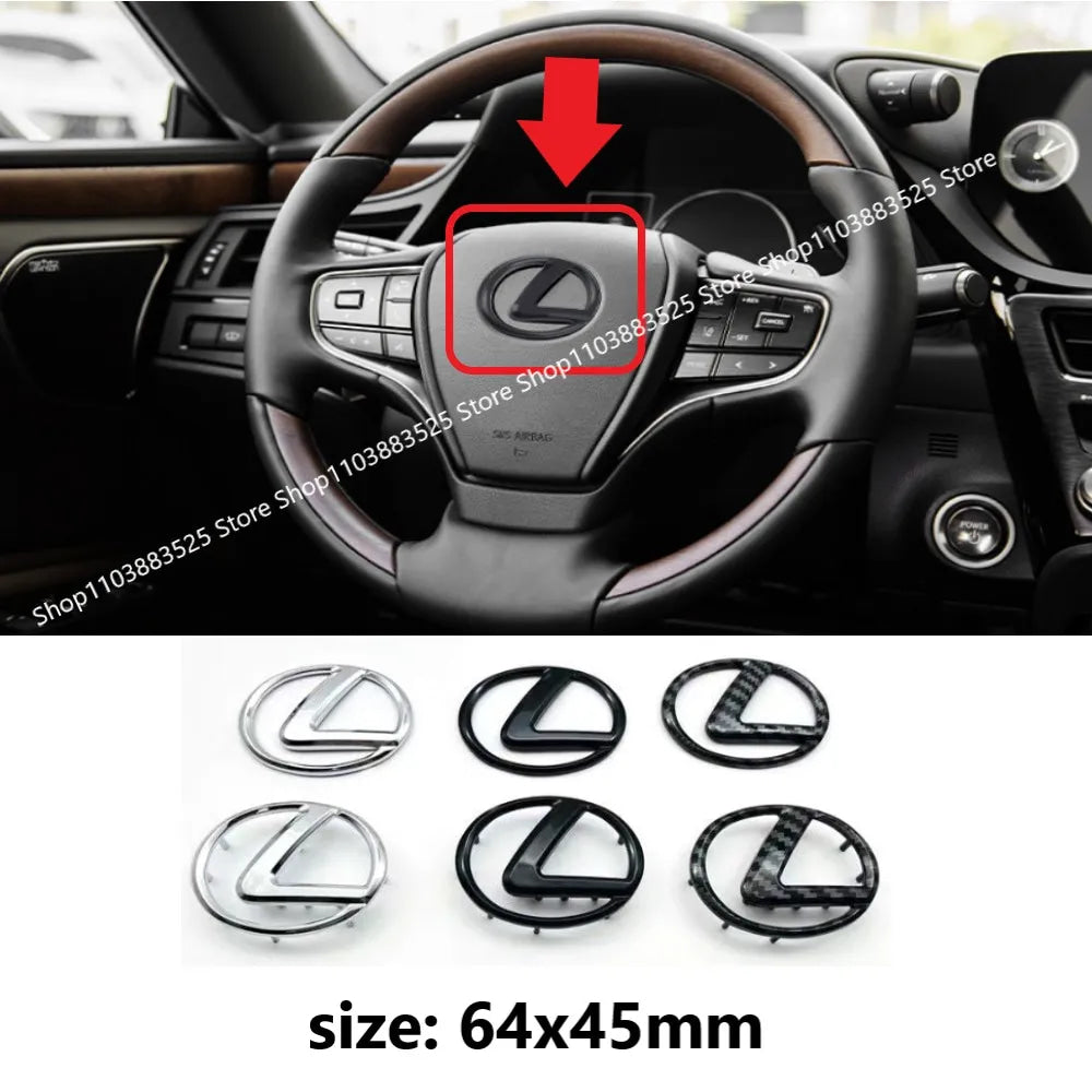 Replace Style Steering Wheel Emblem Badge Sticker For Lexus F SPORT GS GX IS LS LX NX RX RX270 Ct200h IS250 ES 220D IS300 ES350
