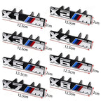 ABS Car Styling Front Grille Badge M Logo Decoration Accessories For BMW M Emblem X1 X2 X3 X4 X5 X6 X7 E38 E39 E30