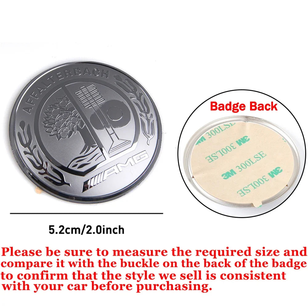 52mm 57mm Car Steering Wheel Badge Sticker Replace Decor For Mercedes Benz B/C/E/S Class A Class C200L GLC GLK FXPT-JS-BENZ