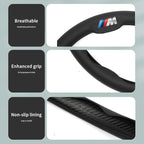 Perforated Breathable Leather Car Steering Wheel Cover Accessories For BMW E90 G80 M3 G30 M5 F82 F83 F20 F21 G42 F95 F96 G06 G07