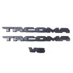 8pcs car logo ABS covering Tacoma V6 SR5 Trunk Car Door Tailgate For Toyota Tacoma covered vehicle label 4X4 limtrd accessories