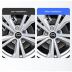 4Pcs 54/60mm Car Wheel Center Hub Caps Cover For Nissan Qashqai Juke Pulsar Sentra Altima Patrol Micra Replacement Accessorie