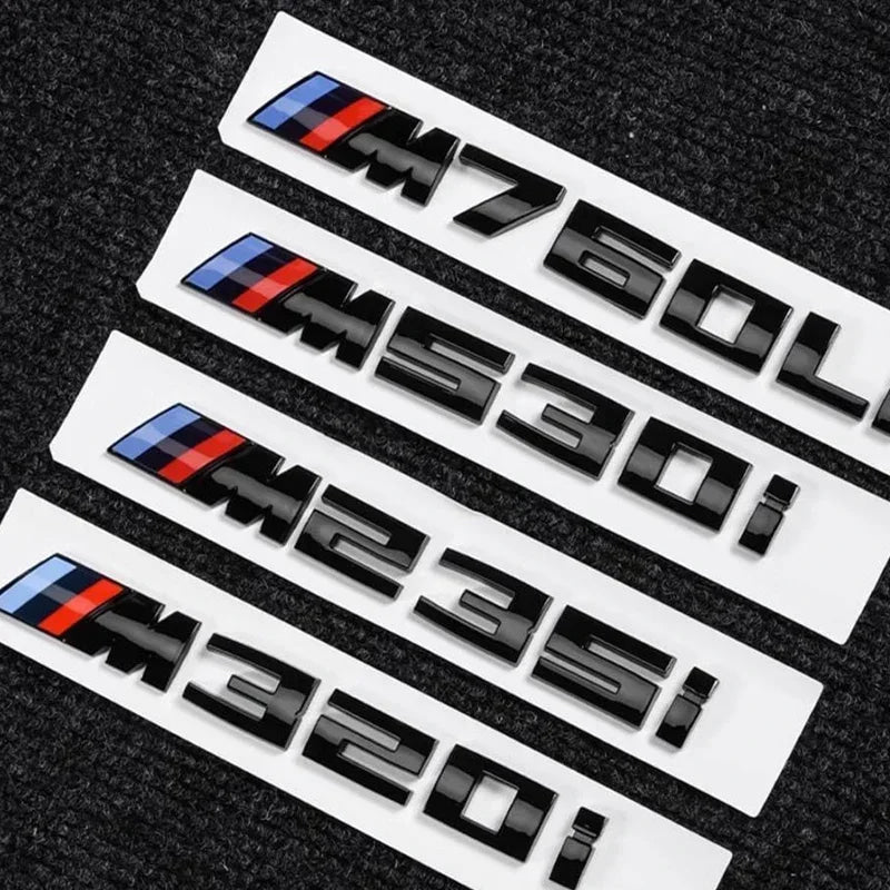 For BMW M power new emblems badge logo M125i M135i M140i M235i M240i M320i M330i M340i M350i M440i M435i M530i M540i M550i ABS