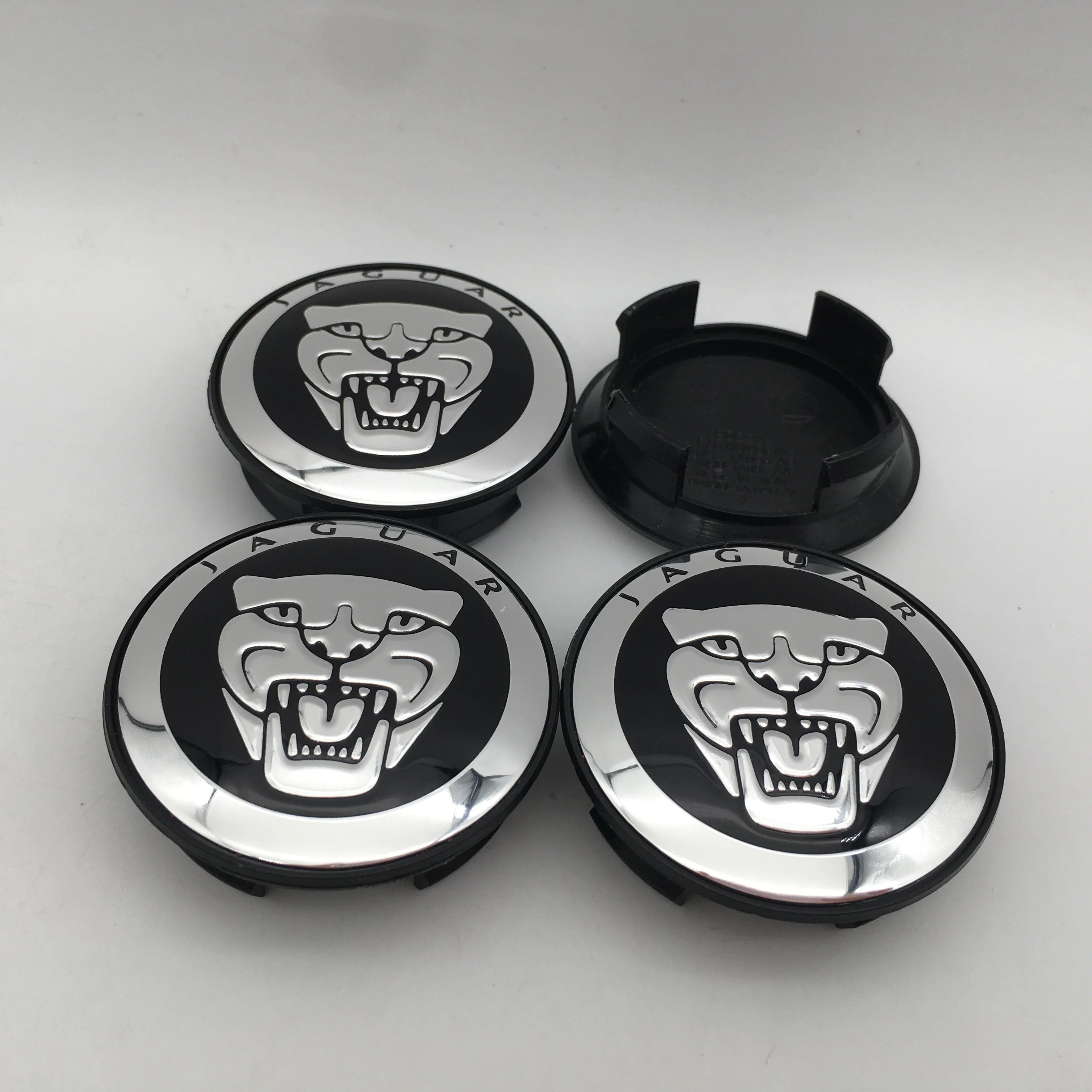 4pcs 3D 58mm For Car emblem Wheel hub Center Cap Badge covers sticker Decals Styling accessories