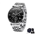Pagani Design Fashion Luxury Men's Quartz Chronograph Watch Japan VK67 Movement Leather Strap Large Calendar PD-2720K reloj