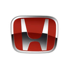 1pcs 3D H Custom Badge Decal for Honda Civic VEZEL CRV City Accord Fit Odyssey Car Hood Front Grill Rear Trunk H Logo Sticker