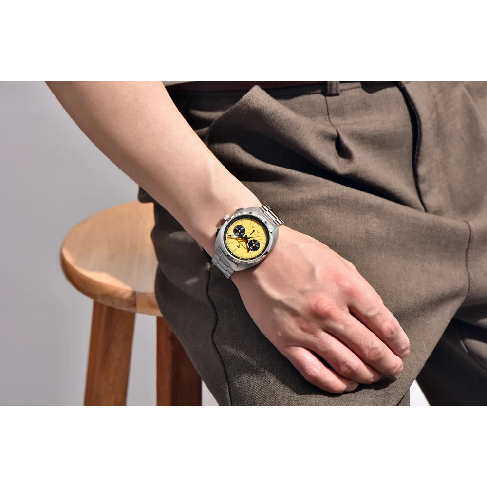 PAGANI DESIGN Panda Mens Watches Quartz Luxury Watch For Men Chronograph VK63 Wristwatches AR Sapphire Waterproof Luminous Clock