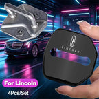 4PCS Car Door Lock Cover Stainless Steel Protection Accessories For Lincoln Continental MKZ Town-car Navigator MKX Energy Zephyr
