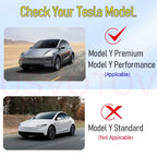 For Tesla Model Y Juniper 2025 2026 Front Rear Door Sill Guard Anti Scratch Dirt Resistant Threshold Strips Interior Accessories