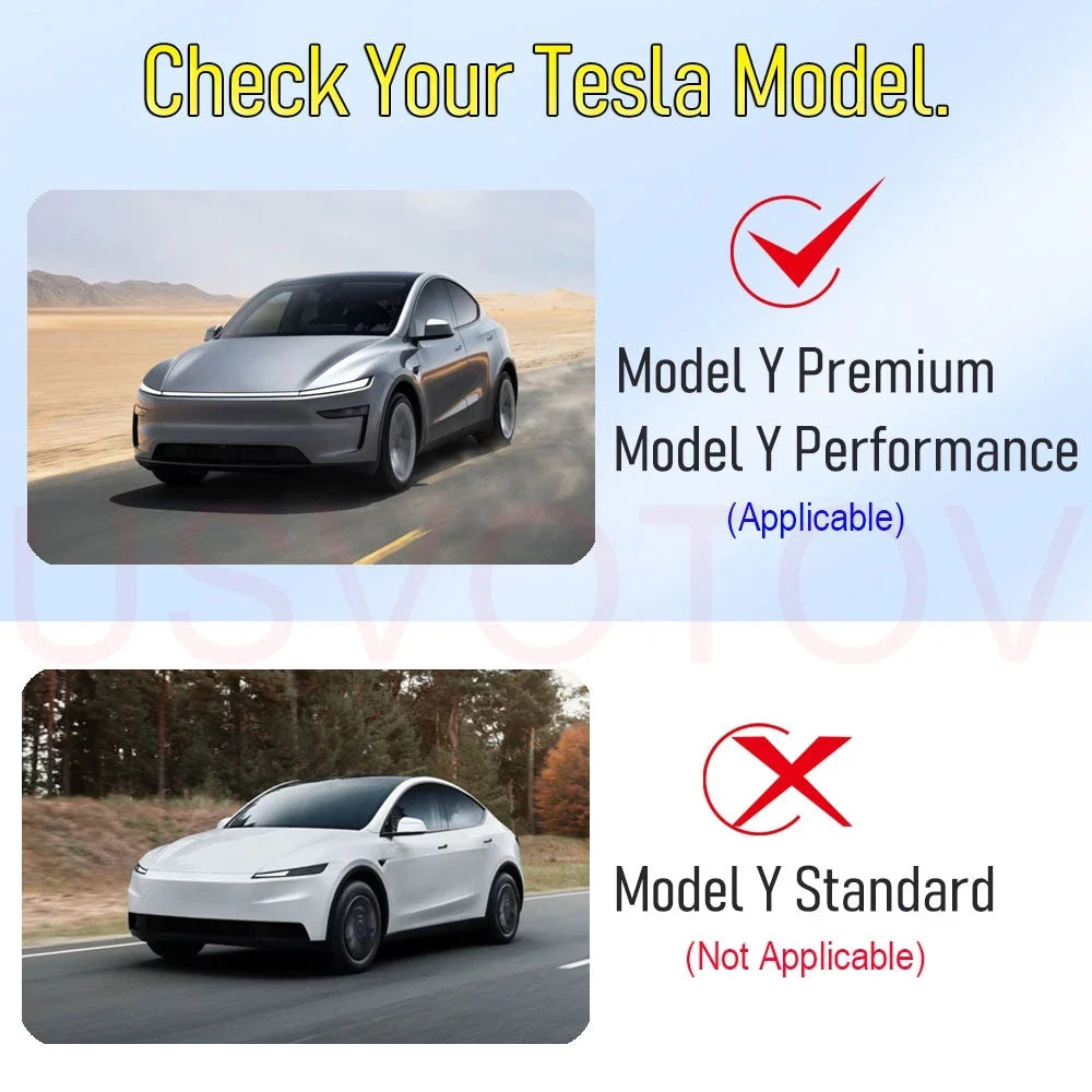 For Tesla Model Y Juniper 2025 2026 Front Rear Door Sill Guard Anti Scratch Dirt Resistant Threshold Strips Interior Accessories