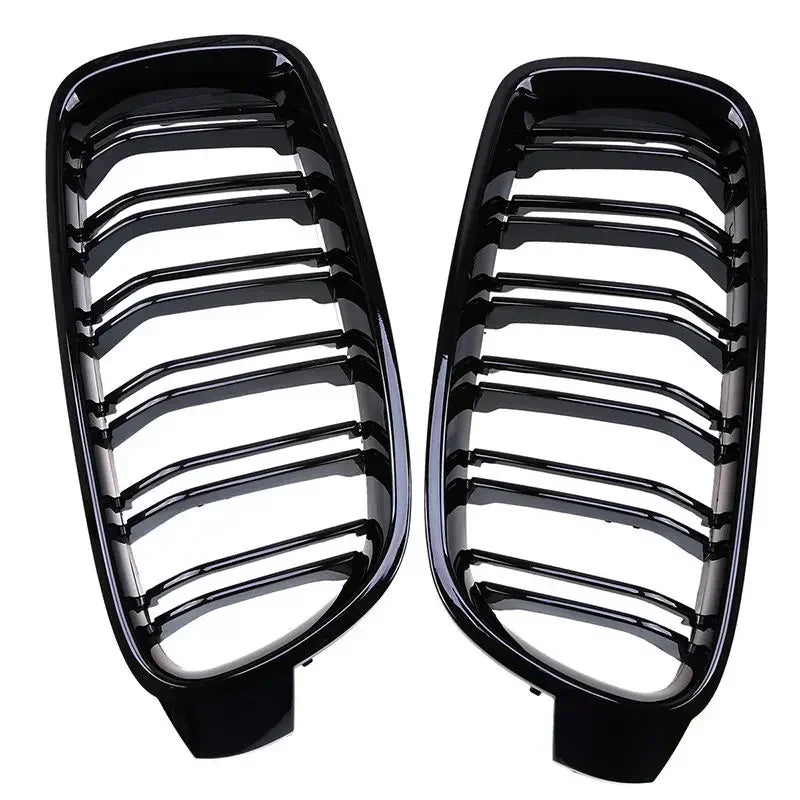 Double Slat Car Front Grille for BMW F30 F31 F35 320i 325i 328i 2012-2018 Gloss Black Racing Front Sport Grill For BMW 3-Series