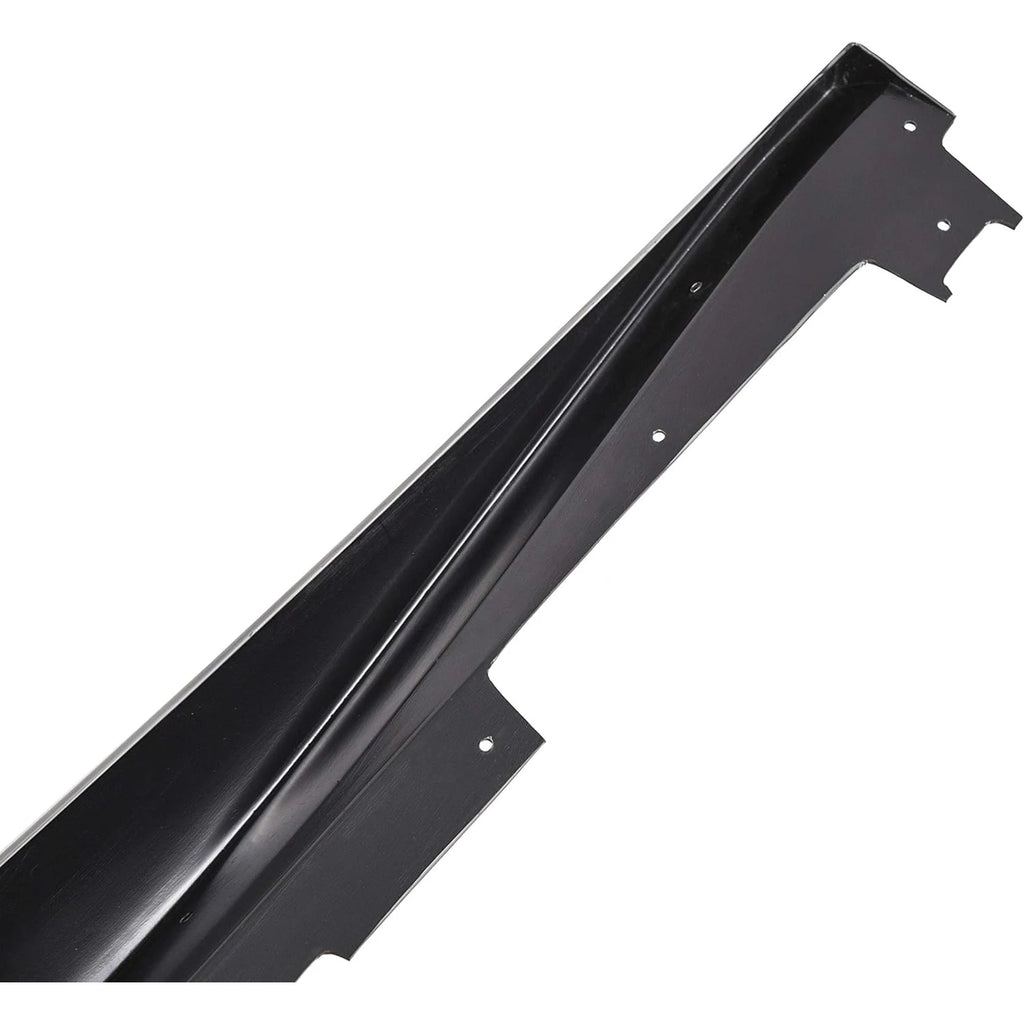 For Chevy Camaro Coupe Convertible LT LS SS RS 2016-2024 ZL1 Style Side Skirts Rocker Panels Spoiler Carbon Look Glossy black