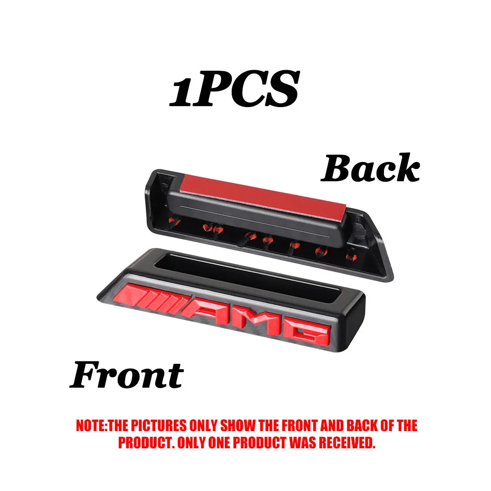Car Front Grille Emblem Decoration Sticker Auto Styling Accessories For Mercedes Benz AMG W204 W205 B180 W221 W447 Smart CLG GLS
