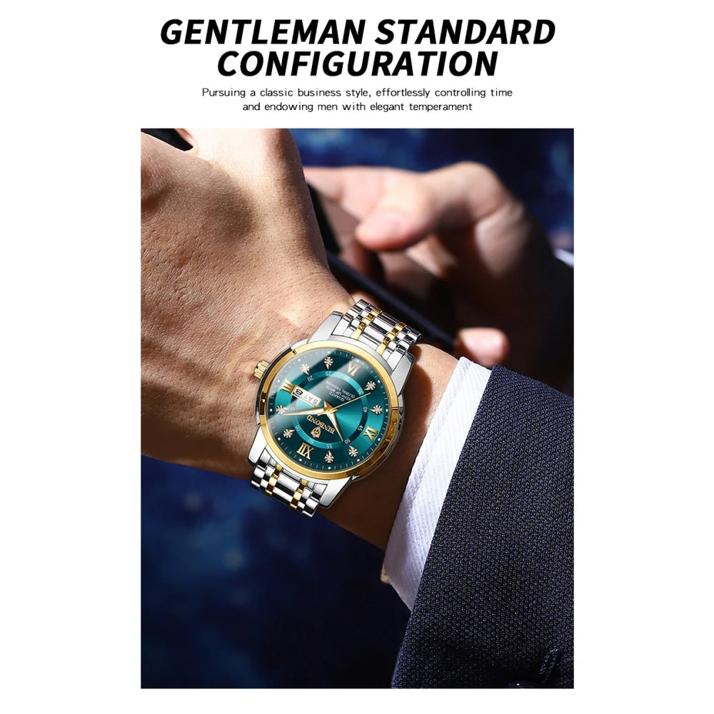 BINBOND Top Brand Luxury Fashion Watch Men 3ATM Waterproof Date Clock Sport Watches Mens Quartz Wristwatch Relogio Masculino