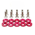 JDM Fender Washers M6 Bolt Set Car Modification Gasket Screw Fender Bumper Engine Aluminum Concave Screws Hex Fastener for Honda