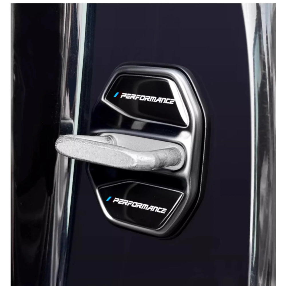 4pcs Car Door Lock Cover For BMW3 5Series X1X3X4X5 G01 G20 G32 F48 G45 G02 F15 G05 G07 G60 Anti Rust Protective Trim accessories