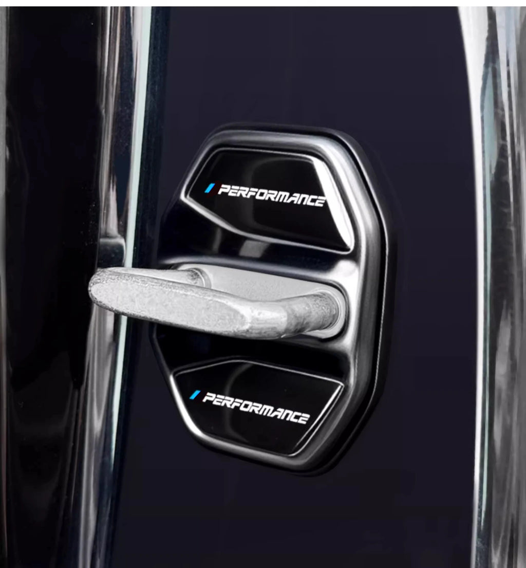 4pcs Car Door Lock Cover For BMW3 5Series X1X3X4X5 G01 G20 G32 F48 G45 G02 F15 G05 G07 G60 Anti Rust Protective Trim accessories