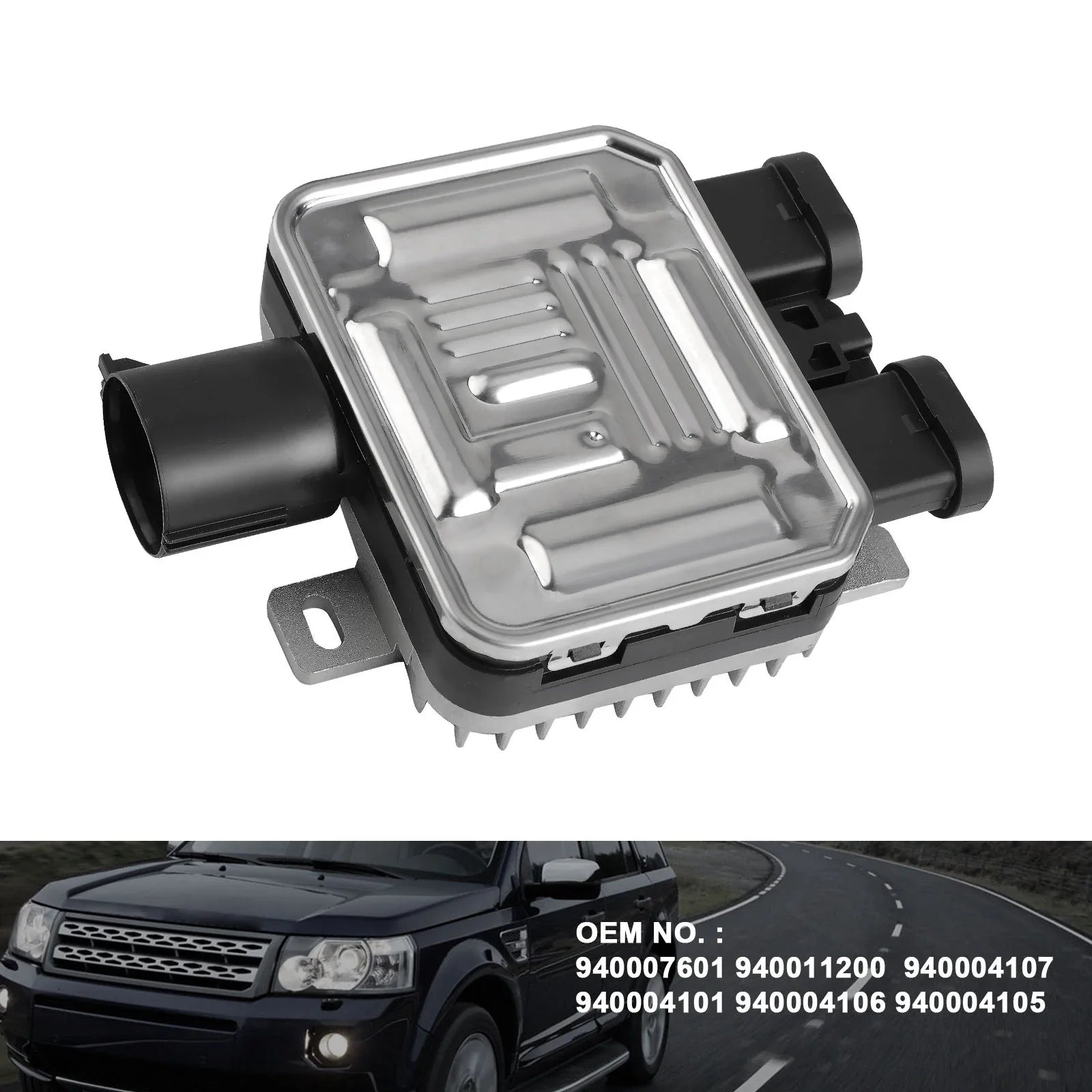 For Ford Edge Flex Land Rover LR2 Lincoln MKX Volvo S60 S80 V60 V70 XC60 XC70 New Cooling Fan Control Module 7T43-8C609-BA