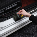 Car Door Threshold Scuff Plate Carbon Fiber Decals Stickers For Chevrolet Cruze Impala Malibu Silverado Cobalt Impala Onix Tahoe