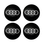 4Pc 56mm Car Wheel Center Hub Cap Rim Cover Emblem Stickers For Audi sline Rs A4 B7 B8 B9 A3 8P 8L 8V A5 A6 C6 C5 C7 A1 A7 A8 Q2