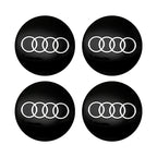 4Pc 56mm Car Wheel Center Hub Cap Rim Cover Emblem Stickers For Audi sline Rs A4 B7 B8 B9 A3 8P 8L 8V A5 A6 C6 C5 C7 A1 A7 A8 Q2