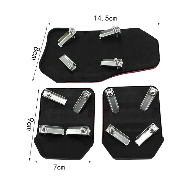 Automotive universal anti-skid pedal cover, interior modification, pedal personality modification accessories, anti-skid pedal