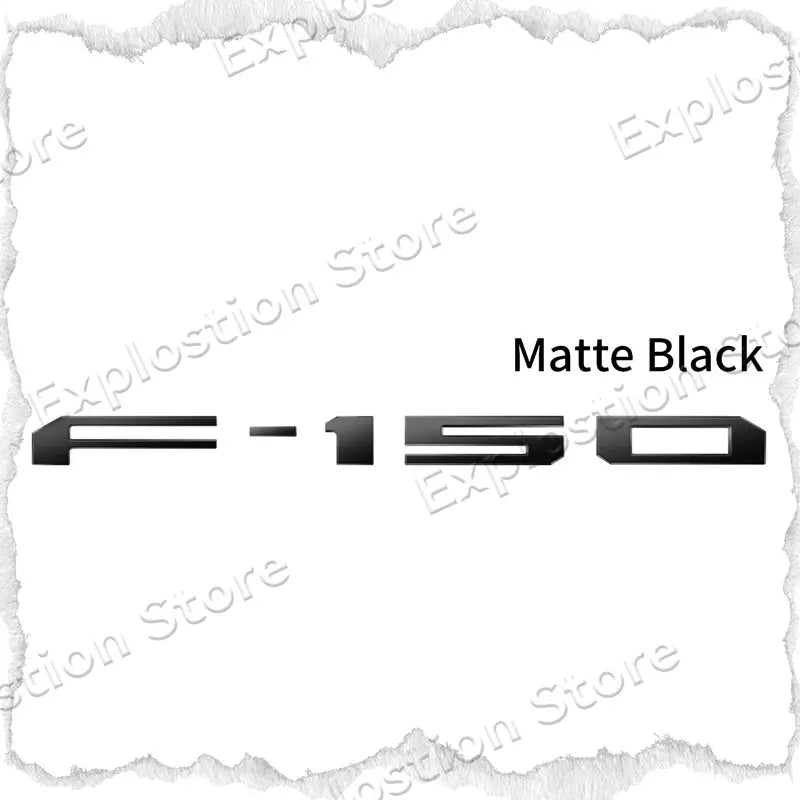Car ABS Plastic F-150 Logo Car Letter Fender Side Emblem Rear Tail Trunk Badge Sticker For Ford F150 GT Accessories