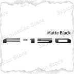 Car ABS Plastic F-150 Logo Car Letter Fender Side Emblem Rear Tail Trunk Badge Sticker For Ford F150 GT Accessories