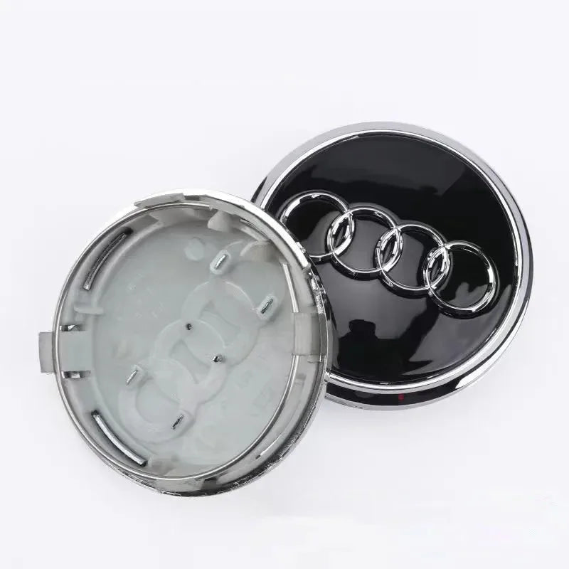 4pcs AUDI 60/61/68/69/77MM/135MM Car Wheel Center Hup Cap Cover for A6L A7 A8 A3 A4 A5 A6 S3 S4 Q3 Q5 Q5L Q7 RS3 RS4 RS5 RS6 TT