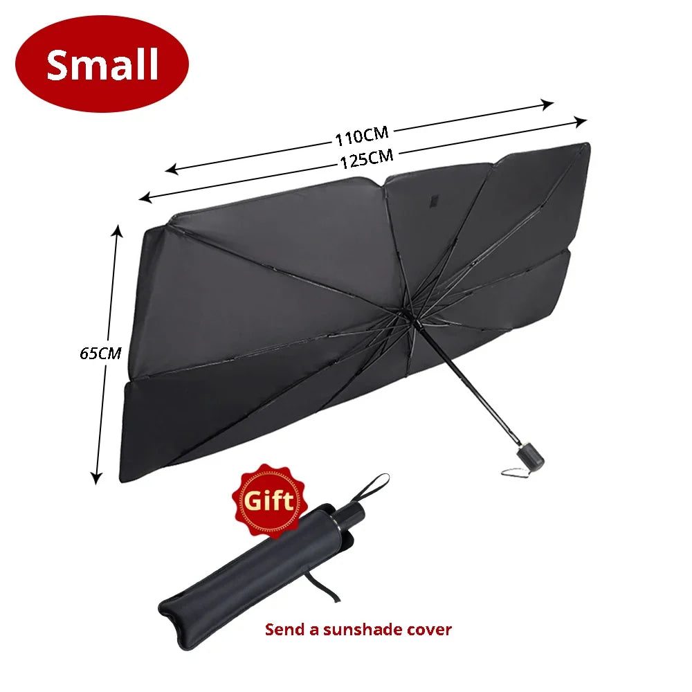Parasol plegable multiusos para parabrisas de coche, accesorio para Interior, parte, Parasol automático, cubiertas delanteras