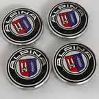 4pcs For BMW 50th E90 E60 F10 F20 G20 G30 E53 E85 E70 56mm 68mm Blue White Car Hub Cap Wheel Center Cap Emblem Badge Accessories