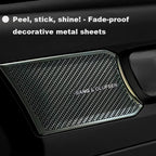 Chevrolet 3D Aluminum Car Audio Stickers Fit For Silverado Impala Malibu Equinox Cruze Camaro Tahoe/Suburban Blazer Spark Aveo