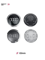 4pcs 69mm Car Styling Wheel Center Cap Hub Covers Badge For Audi A3 A4 A5 A6 A7 A8 S4 S6 A4L A6L 4B0601170A Auto Accessories