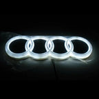 18X5.8CM LED Badge Light Exterior for Audi Q2 Q8 A1 A2 Q3 A3 A4 A5 A6 A7 A8 Q5 Q7 TT Car Rear Trunk Emblem Sticker Accessories
