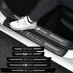 1/4/5Pcs Carbon fiber automotive parts car threshold stickers For Lexus F SPORT IS250 IS200 CT200h GS300 LS430 RX450h ERX400h