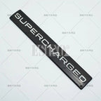 Car Styling Supercharged 3D ABS Adhesive Emblem Rear Trunk Badge Fender Sticker Car Body Decal Auto Accessory