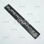 Car Styling Supercharged 3D ABS Adhesive Emblem Rear Trunk Badge Fender Sticker Car Body Decal Auto Accessory
