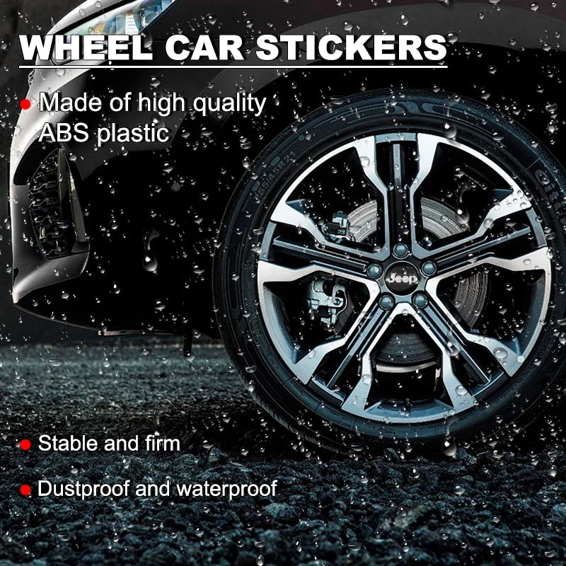 4Pcs 56/60mm Car Wheel Center Hub Cap Car Accessorie for JEEP Wrangler Grand Cherokee JK TJ Compass Renegade Patriot Trail Hawk